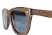 Real Solid Handmade Wooden Sunglasses for Men, Polarized Lenses with Gift Box (Walnut)