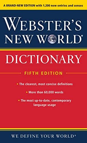 Amazon.com: Webster's New World Dictionary: 9780743470698: Agnes