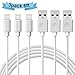 iPhone Cable Nikolable iPhone Charging Cable 3 Packs 6foot  Lightning Cables for iPhone iPhone X 8 8 Plus 7 7 Plus 6s 6s Plus 6 Plus 6 5s 5c 5 iPad Mini Air iPad  iPod (White)