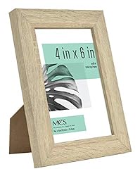 MCS Studio Gallery Frame, Natural Woodgrain, 4 x 6