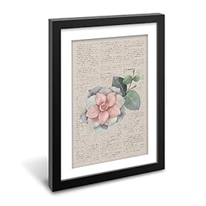 Black Paper Framed for Living Room Bedroom Abstract...