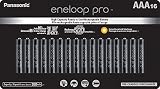 Panasonic BK-4HCCA16FA eneloop pro AAA High Capacity Ni-MH Pre-Charged Rechargeable Batteries, 16 Pack