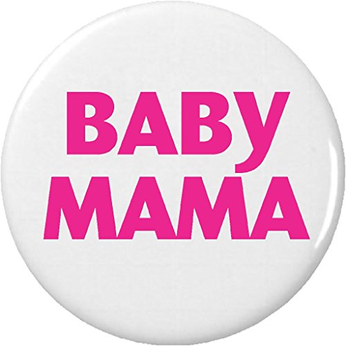 Baby Mama 2.25" Keychain Mom Mother Pregnancy Humor