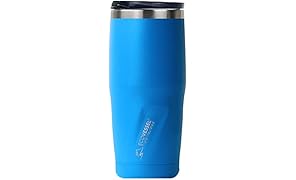 EcoVessel Metro TriMax Vacuum Insulated Stainless Steel Tumbler Cup/Coffee Travel Mug with BPA Free Slider Top - Pint Glass