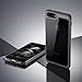 iPhone 7 plus case, Birstin Transparent Case for iPhone 7plus with Clear Slim Hard Plastic Back Plate and Black Shockproof PC Frame (Black)