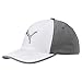 Puma Golf 2017 Men's Front 9 Flexfit Hat, Bright White-Quiet Shade, Small/Medium