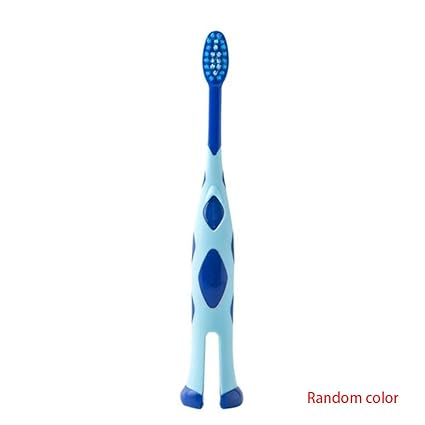 Rabott Color Random Children 3-12 Years Old Kids Soft Thin Bristle Cute Toothbrush Cartoon Animal Handle