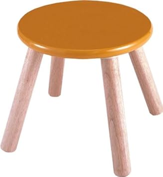 Pintoy Kinderhocker aus Holz, gelb