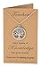 Quan Jewelry Tree of Life Pendant Necklace with Thank You Greeting Card, Teacher's Day Appreciation Gifts, Virtual Thanksgiving Gift Ideas