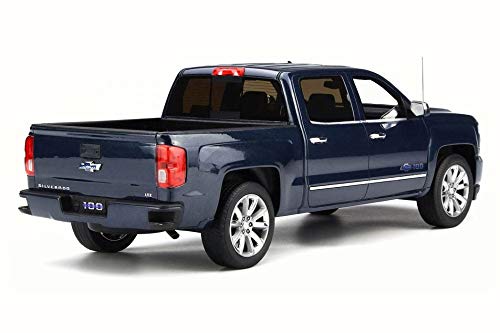 GT Spirit 2018 Chevy Silverado, Blue Metallic GT212 - 1/18 Scale Resin Model Toy Car