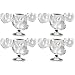 (Set/4) Lampoon's Christmas Vacation Walley World Moose Head Shot Glasses