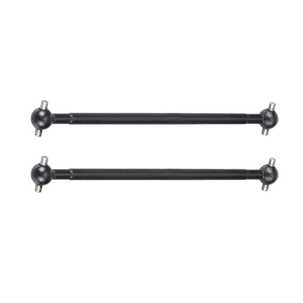 RC Car 2 Pcs Drive Shaft, 97.2mm Metal Dog Bone Drive Shaft Centre Drive Joint for HIMOTO E10MTL E10MT E10BP 1/10 Scale Remote Control Cars(Black)