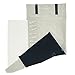 UnionPlus Velvet Travel Jewelry Roll Bag Organizer for Necklace, Elastic Band and Anti-winding, Black and Gray