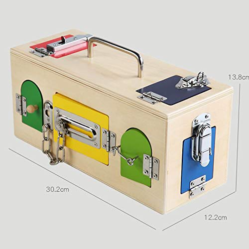 LuDa Montessori Practical Toy Lock Box Teaching Aids Preschool Gift Locking Toy Pricepulse