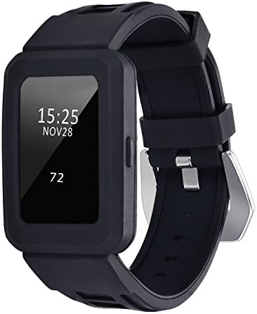 Bandmax Silica Gel Bands for Fitbit Charge 2 SmartWatch, Waterproof&Shockproof Classic Fitness Rugged Sport Straps Accessories Wristband for Fitbit Charge 2 Watch