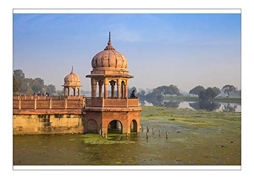 robertharding A1 Poster of Kuria Ghat Park, Lucknow, Uttar Pradesh, India, Asia (20113909)