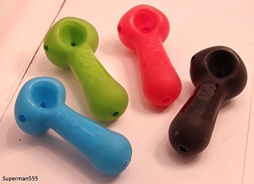 3" Flat Colored &amp; Flat Black Bob Marley Spoon - Assorted Colors
