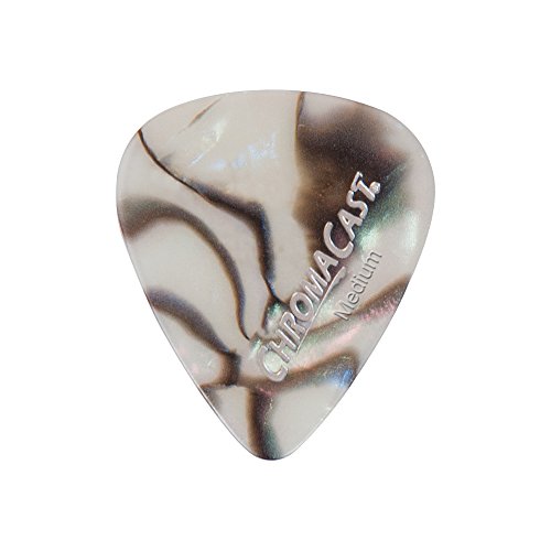 ChromaCast Pearl Celluloid Guitar Pick 10 Pack, Medium Gauge (.73mm)