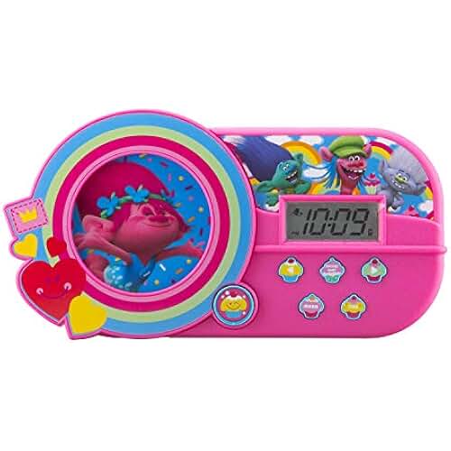 girls alarm clock pink