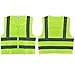Small /Neiko High Visibility Neon Yellow Zipper Front Safety Vest with 2 Side Pockets, ASIN/ISEA Standard