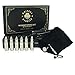 Whiskey Stones Gift Set, Premium Quality Stainless Steel Ice Cubes. Chilling Rocks/Chilling Stones - Whiskey Bandits