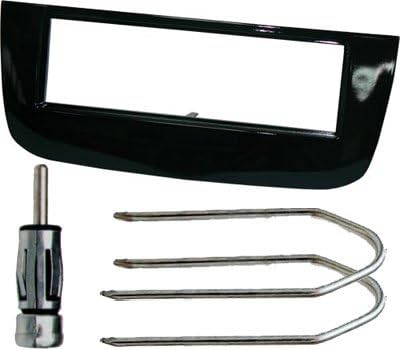 Car Audio Single DIN Facia ISO Connector Antenna Disassembly Keys Radio Facia – Black Consult the "Description” section to check vehicle compatibility.