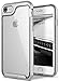 Caseology Skyfall for Apple iPhone 8 Case (2017) / for iPhone 7 Case (2016) - Clear Back & Slim Fit - Silver