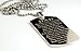 Dad Message Engrave Dog Tag Necklace Pendant 24 inch Stainless Steel Chain Giftpouch and Keyring