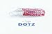 DOTZ Red Roller Shower Curtain Rings - Nickel-Plated Stainless Steel Hooks with Easy Glide Roller Balls | Durable and Polished, Won't Snag or Tear
