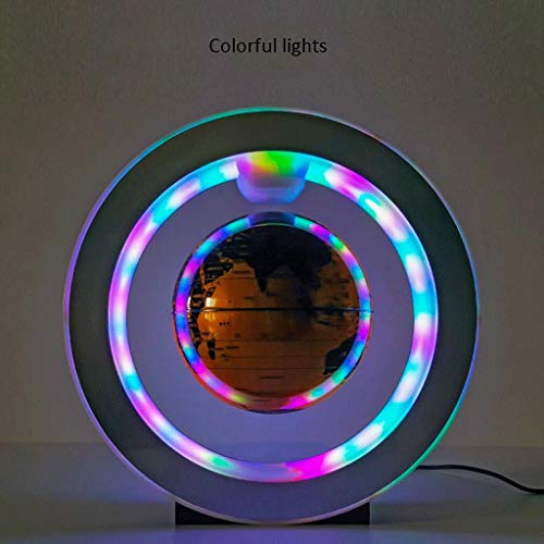 TMY Office Globe Magnetic Levitation Illuminating Globe Instrument Rotation Office Globe Decoration Creative Gift Gift 4 Inch 6 Inch (Size : 2222cm) - Thumbnail 2