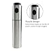 BOGZON Novel 100ml Stainless Steel Baking Olive Oil Bottle/Pot/Mister, Cooking Sprayer and Dispenser, Silver, 1 PC