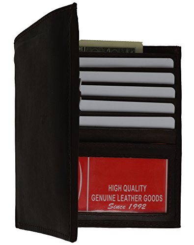 100% Leather Bi-fold Credit Card Holder BD #1502CF