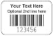 1000 Roll 1-1/2" x 1" Printed Serial Number Bar Code Labels - Sequential Barcode Stickers - Consecutive Number - Custom Printed