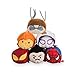 Disney Store Marvel Spider Man Set of 6 Mini Tsum Tsum Plush Toys 3.5” L