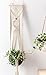 Mkono Macrame Plant Hanger Hanging Planter Wall Art Home Decor 46 inches, Set of 2