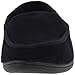 Isotoner Men's Microterry Slip On Slippers,  X-Large,  Black