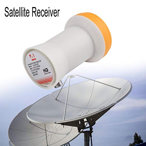 Dofranmigo Universal Ku-Band Single LNBF 9.75/10.6KU Dual Output Full HD Digital KU LNB Satellite Receiver High Band Low Band