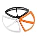 eTopxizu 36PCS Syma X8C X8W X8G Protective frame 2.4G 4CH Venture RC Quadcopter Blade Propeller & Propeller Protectors Blades Frame & Landing Skid,Black,White&Orange