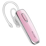 GLCON GJ-02 Stereo Wireless Earpiece, with Music Streaming Dual Pairing, Noise Cancellation Microphone Mic Bluetooth Earbud for iPhone 7/7plus 6/6Plus 6s Plus, Samsung S7 Huawei Mate 9 P10 - Pink