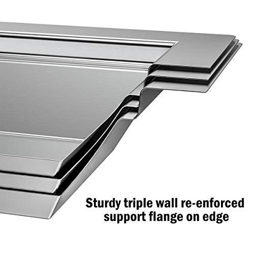 Skyflame Linear Stainless Steel Dropin Fire Pit Pan and Burner with