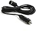 TIRETEK Premium 13 ft 12 Volt Cigarette Lighter Extension Cord - 12V Extension Cord 20A Fuse (Black)
