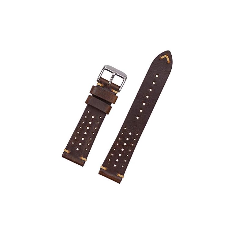 Cinturino Daniel Wellington Classic Sheffield 18mm - Pelle Italiana, Colore Nero/Argento, Per Orologi 36mm