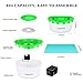 LOGROTATE Cat Fountain, Automatic Circulating 1.8L Pet Cat Water Dispenser with Adjustable Water Pump & Two Filters, Healthy Hygienic Dog Fountain Drinking Pet Water Fountain for Cats Dogs Animal