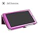 MediaPad T3 7.0 Case,Mama Mouth PU Leather Folio 2-Folding Stand Cover with Stylus Holder for Huawei MediaPad T3 7.0 Inch Tablet,Purple