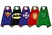 Superhero Capes, Masks, and Bracelets for Kids by McFlony – 5 Reversible Capes, 10 Felt Masks, and 5 Superheroes Bracelets