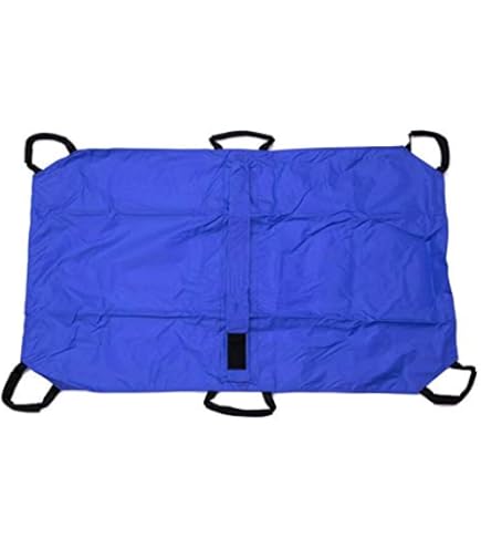 Black Emergency Cadaver, Transport Stretcher For Dogs, Body Bag Stretcher Combo Emergency Animal Carrier With Safety Strap 210D Waterproof For Funeral