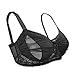 YUENA CARE YuenaCare #0147 Pocket Bra For Silicone Breast Forms Crossdress Bra (Black,42D)