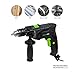 Hammer Drill, 4.5A Corded Drill GALAX PRO Impact Drill 0-3000RPM Electric Drill with 1/2'' Keyed Chuck and Depth Gauge for Drilling Wood, Steel, Masonry, Cement, Concrete_GP57325