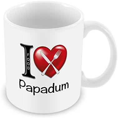 Chalkhill Printing Company Food Mug - I Love Papadum