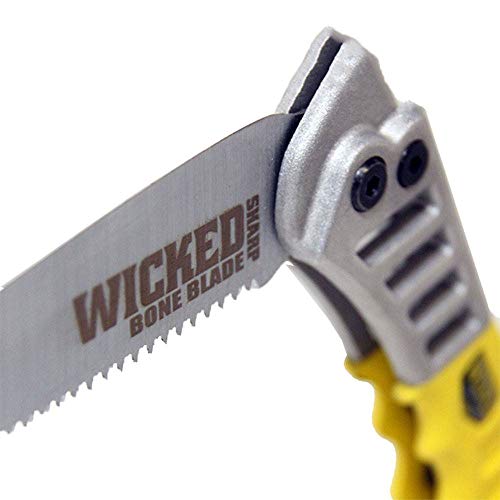 Wicked Tree Gear WTG007 Wicked Tough Folding Utility/Bone Saw, Yellow, 7" Blade Pricepulse